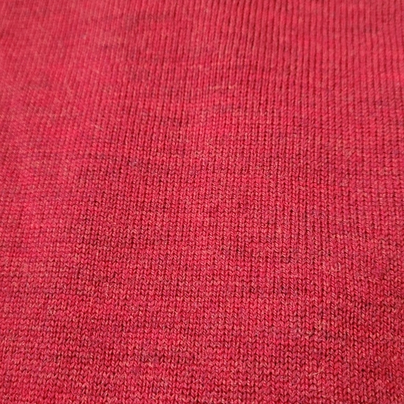 BANANA Republic Womens Sweater S 100% Extra Fine Merino Wool Red Brick Cowlneck - Picture 10 of 11